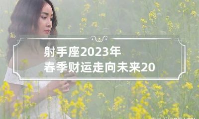射手座2023年春季财运走向 未来2023射手座