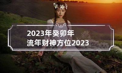 2023年癸卯年流年财神方位 2023年癸卯年五行属什么