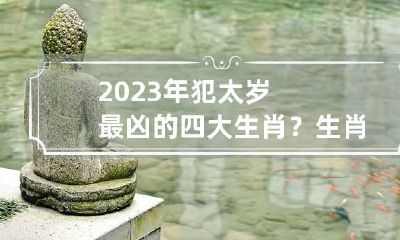 2023年犯太岁最凶的四大生肖？生肖虎、蛇、猴、猪要注意了！