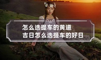 怎么选提车的黄道吉日 怎么选提车的好日子