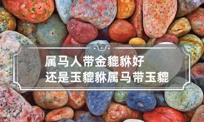 属马人带金貔貅好还是玉貔貅 属马带玉貔貅好不好