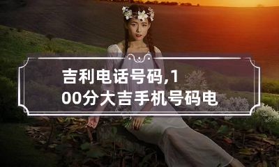 吉利电话号码,100分大吉手机号码 电话吉利号码查询