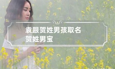 袁跟贺姓男孩取名 贺姓男宝