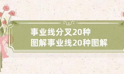 事业线分叉20种图解 事业线20种图解女人