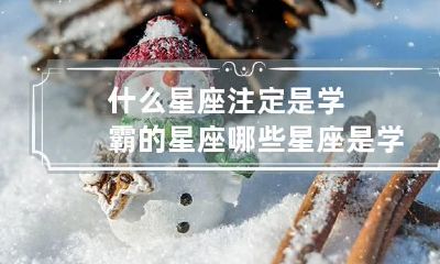 什么星座注定是学霸的星座 哪些星座是学霸