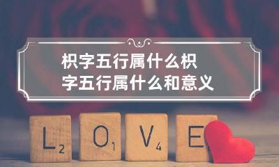 枳字五行属什么 枳字五行属什么和意义