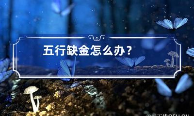 五行缺金怎么办？