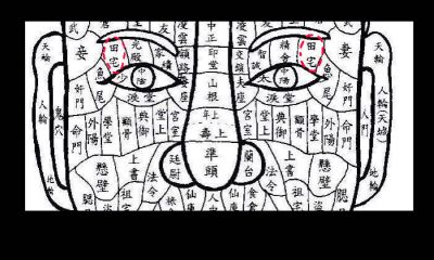 女性仙舍、香田部位有痣图解