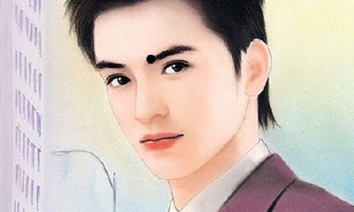 男人左眼眉毛里有痣