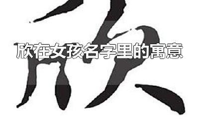 起名字带欣字好不好（女孩起名字大全免费）