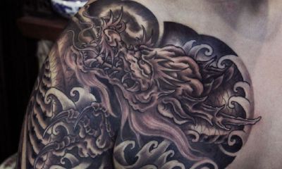 属鸡纹龙扛得住吗（属鸡的人能纹麒麟线条）