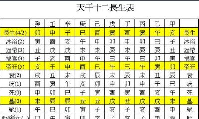 八字里十二长生是什么意思（十二长生与八字算命）