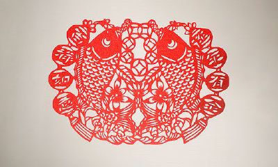 过年贴的招财进宝（招财进宝福字贴）