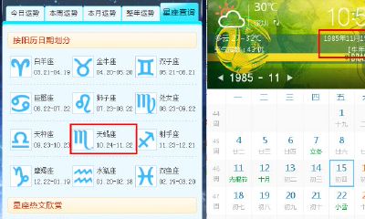 1985年十月初四是什么星座（射手座理想型）