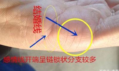 姻缘线有三条竖线图解（手相三条婚姻线）