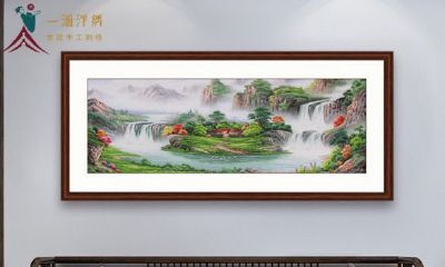 招财进宝十字绣挂餐厅好吗（十字绣八方聚财挂哪好）