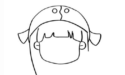 儿童画双鱼座小女孩（双鱼座画画美少女简单）