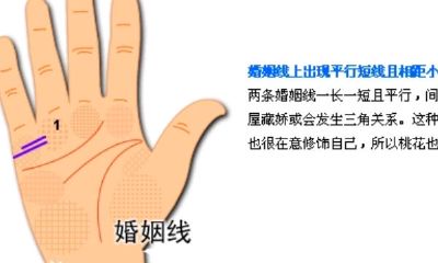 手相上感情线是哪条（手相感情线是哪一条线）