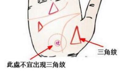 三角形的手相纹代表什么意思（手相十种三角纹）
