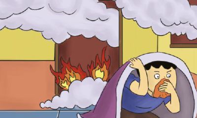 房间起火了什么预兆（家里起火代表什么预兆）