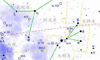 天蝎座有几颗星组成的（天蝎座有多少颗星组成）