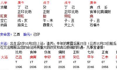 庚午日柱名人有哪些（庚午日柱名人）