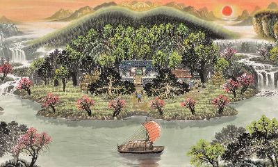 风水画聚宝盆风水招财术（最招财风水画）