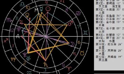 12宫对应星座的记法（星盘12宫代表什么）
