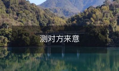 使用有效策略来准确探测他人的意图和动机