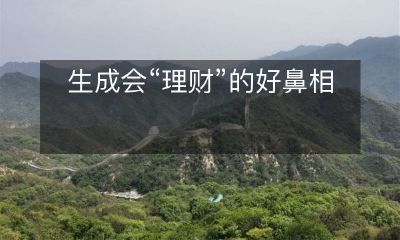 如何通过面相学准确预测理财能力，帮助您生成懂得投资、赚钱的好鼻相？