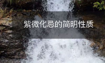 紫微星座中的化忌和其影响的简明性质：了解紫微星座运势的重要知识！