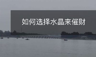 最佳选择水晶以提升财务运势：完整指南