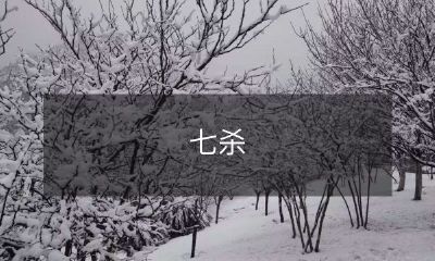 - 秘藏在历史深处的神秘武器——揭秘传说中的“七杀”之谜
