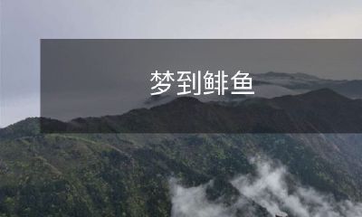 在梦里看到一群游动的鲱鱼，蔚蓝的水中自由翱翔，如奇幻世界的勇士探险般壮观景象