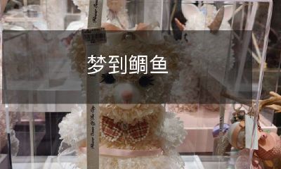 在梦中遇见一条美丽的鲷鱼，其鲜艳的颜色和优雅的游姿让人心醉神迷