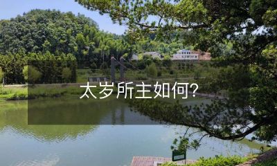 太岁所主如何？