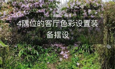 4隅位的客厅色彩设置装备摆设