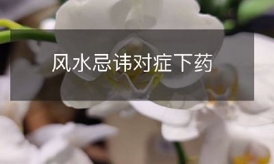 风水忌讳对症下药